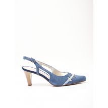 SWEET - Escarpins bleu en cuir pour femme - Taille 37 - Modz