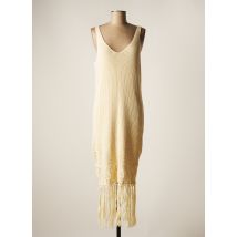 Y.A.S - Robe pull beige en coton pour femme - Taille 34 - Modz