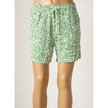 ICHI - Short vert en viscose pour femme - Taille 38 - Modz