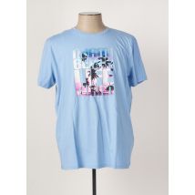 MARVELIS - T-shirt bleu en coton pour homme - Taille 3XL - Modz