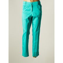 CHRISTINE LAURE - Pantalon slim vert en coton pour femme - Taille 42 - Modz