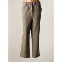 C'EST BEAU LA VIE - Pantalon chino marron en polyester pour femme - Taille 46 - Modz