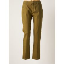 LAB DIP PARIS - Pantalon chino vert en coton pour femme - Taille 42 - Modz