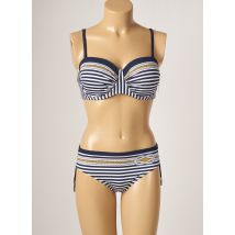 LIDEA - Maillot de bain 2 pièces bleu en polyamide pour femme - Taille 100C M - Modz