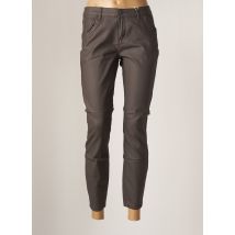 BROADWAY - Pantalon slim gris en coton pour femme - Taille 40 - Modz