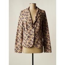 PAKO LITTO - Blazer beige en coton pour femme - Taille 40 - Modz