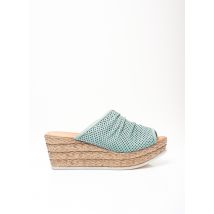 ANDREA CONTI - Mules/Sabots vert en cuir pour femme - Taille 39 - Modz