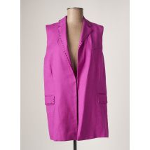 LOLA CASADEMUNT - Veste casual violet en viscose pour femme - Taille 38 - Modz