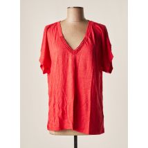 MAE MAHE - Top rouge en lin pour femme - Taille 44 - Modz