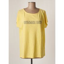 YEST - T-shirt jaune en coton pour femme - Taille 40 - Modz