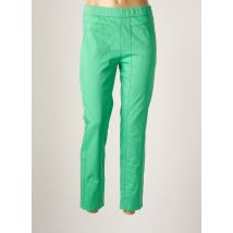 FRANK WALDER - Pantalon slim vert en coton pour femme - Taille 40 - Modz