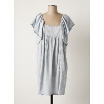 SESSUN - Robe mi-longue bleu en coton pour femme - Taille 40 - Modz