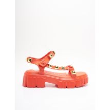 LOLA CASADEMUNT - Sandales/Nu pieds orange en autre matiere pour femme - Taille 39 - Modz