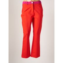 LOLA CASADEMUNT - Pantalon flare orange en coton pour femme - Taille 38 - Modz