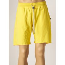 SWEET PANTS - Bermuda jaune en coton pour homme - Taille 44 - Modz