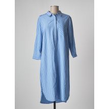 YEST - Robe mi-longue bleu en polyester pour femme - Taille 38 - Modz