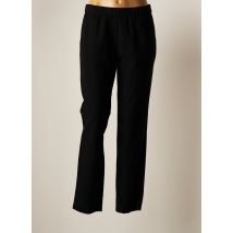 BRANDTEX - Pantalon droit noir en coton pour femme - Taille 38 - Modz