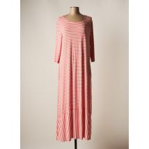 MARIA BELLENTANI - Robe longue rose en viscose pour femme - Taille 46 - Modz