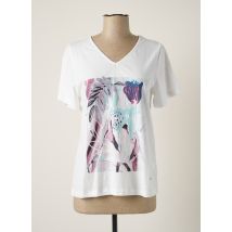 AGATHE & LOUISE - T-shirt blanc en coton pour femme - Taille 40 - Modz