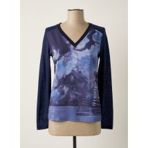 MAE MAHE - Top bleu en polyester pour femme - Taille 42 - Modz