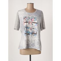 FRANK WALDER - T-shirt gris en polyester pour femme - Taille 44 - Modz