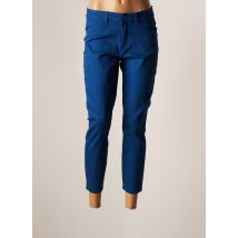 PIECES - Pantalon 7/8 bleu en coton pour femme - Taille 36 - Modz