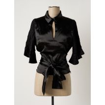 ASTRID BLACK LABEL - Top noir en polyester pour femme - Taille 38 - Modz