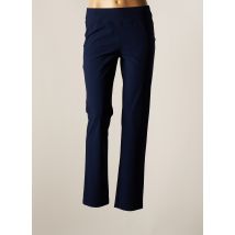 PAUSE CAFE - Pantalon slim bleu en polyamide pour femme - Taille 36 - Modz