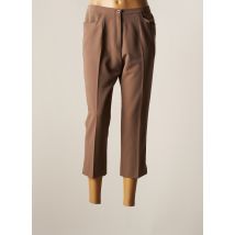 GRIFFON - Pantacourt marron en polyester pour femme - Taille 40 - Modz
