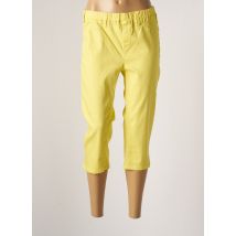 CISO - Pantacourt jaune en coton pour femme - Taille 40 - Modz
