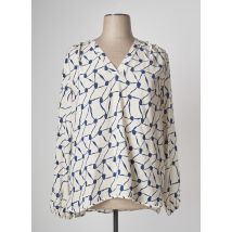 MARIA BELLENTANI - Blouse blanc en viscose pour femme - Taille 46 - Modz