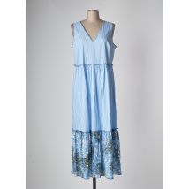 MARIA BELLENTANI - Robe longue bleu en coton pour femme - Taille 44 - Modz