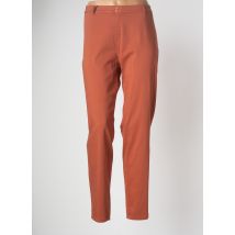 EAST DRIVE PANTALONS FEMME DE COULEUR MARRON - Grande Taille