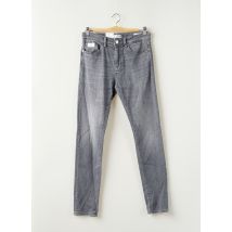 SELECTED - Jeans coupe slim gris en coton pour homme - Taille W31 L34 - Modz