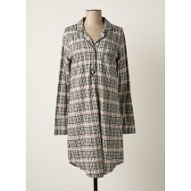 SENORETTA - Robe mi-longue gris en coton pour femme - Taille 40 - Modz