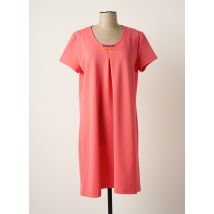 EGATEX - Robe mi-longue rose en polyester pour femme - Taille 40 - Modz