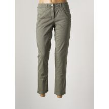 CECIL - Pantalon 7/8 vert en coton pour femme - Taille W27 L30 - Modz