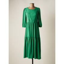 JENSEN - Robe longue vert en coton pour femme - Taille 36 - Modz