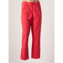 KANOPE - Pantalon droit rouge en coton pour femme - Taille 38 - Modz