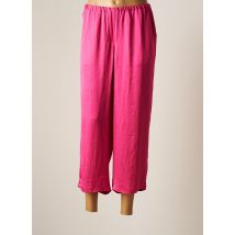 AMERICAN VINTAGE - Pantalon 7/8 rose en acetate pour femme - Taille 36 - Modz