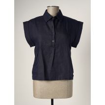 LA FEE MARABOUTEE - Top bleu en lin pour femme - Taille 44 - Modz