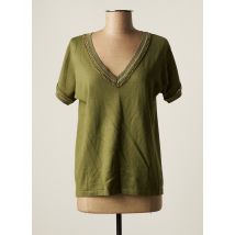 LEO & UGO - Pull vert en viscose pour femme - Taille 40 - Modz