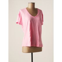WHITE STUFF - T-shirt rose en lin pour femme - Taille 38 - Modz