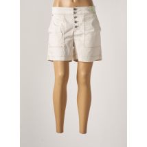 STREET ONE - Short beige en coton pour femme - Taille 40 - Modz