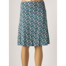 TRANQUILLO - Jupe mi-longue bleu en coton pour femme - Taille 44 - Modz