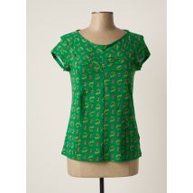 BLUTSGESCHWISTER - T-shirt vert en coton pour femme - Taille 42 - Modz