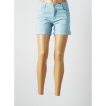 SARAH JOHN - Short bleu en coton pour femme - Taille 36 - Modz