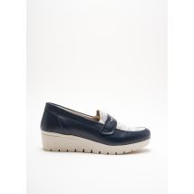 HIRICA - Mocassins bleu en cuir pour femme - Taille 36 - Modz