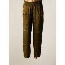 PAKO LITTO - Pantalon droit vert en viscose pour femme - Taille 38 - Modz