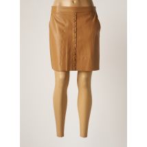 VERO MODA - Jupe courte marron en polyester pour femme - Taille 36 - Modz